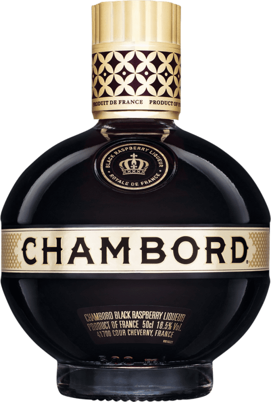 免费送货 | 利口酒 Chambord Royal Licor Macerado 法国 瓶子 Medium 50 cl