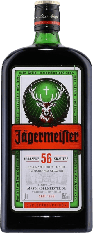 Envio grátis | Licor de ervas Mast Jägermeister Alemanha 1 L