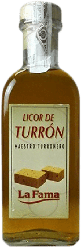 Kostenloser Versand | Liköre La Fama. Licor de Turrón Spanien Medium Flasche 50 cl