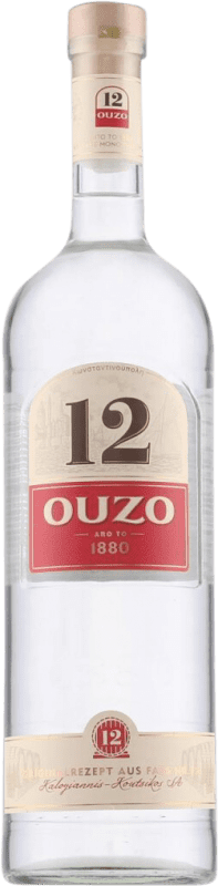 Spedizione Gratuita | Anice Kaloyiamis-Koutsikos Ouzo 12 Grecia 1 L