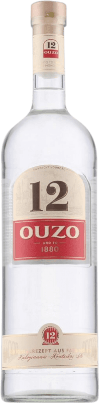 24,95 € Free Shipping | Aniseed Liqueur Kaloyiamis-Koutsikos 12 Ouzo