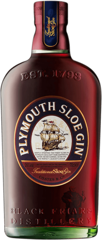 Бесплатная доставка | Джин Plymouth England Sloe Gin Объединенное Королевство 70 cl