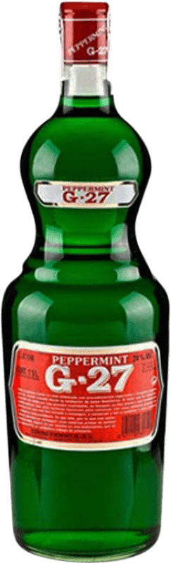 17,95 € Spedizione Gratuita | Liquore alle Erbe Salas G27 Verde Peppermint — Menta Piperita