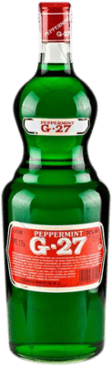 利口酒 Salas Verde G-27 Pippermint 瓶子 Magnum 1,5 L