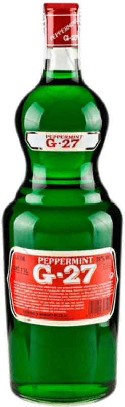 23,95 € Envoi gratuit | Liqueur aux Herbes Salas G27 Verde — Vert Bouteille Spéciale 1,5 L Peppermint — Menthe Poivrée