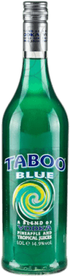 Licores Taboo Blue — Edición Azul 1 L Pineapple — Piña, Tropical