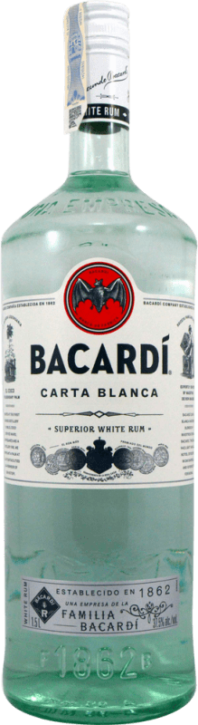 Rum Bacardí Blanco Bahamas Magnum Bottle 1,5 L