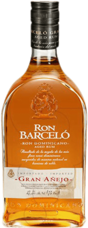 免费送货 | 朗姆酒 Barceló Gran Añejo 多明尼加共和国 特别的瓶子 1,75 L