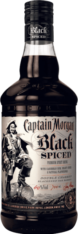 送料無料 | ラム Captain Morgan Black Spiced Añejo ジャマイカ 1 L