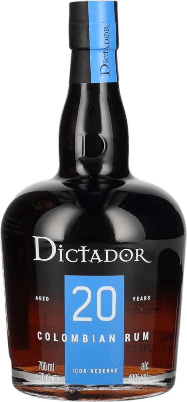 Free Shipping | Rum Dictador Colombia 20 Years 70 cl