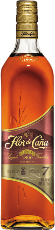 免费送货 | 朗姆酒 Flor de Caña 尼加拉瓜 7 岁 70 cl