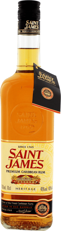 17,95 € | 朗姆酒 Plantations Saint James Heritage Añejo 马提尼克 70 cl