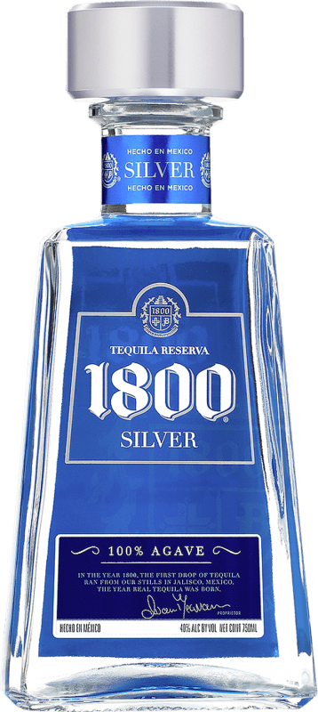 Бесплатная доставка | Текила 1800 Silver Blanco Мексика 70 cl