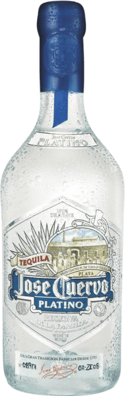 Бесплатная доставка | Текила José Cuervo Platino Blanco Резерв Мексика 70 cl