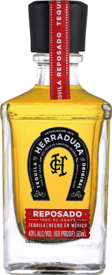 Текила Herradura Reposado миниатюрная бутылка 5 cl