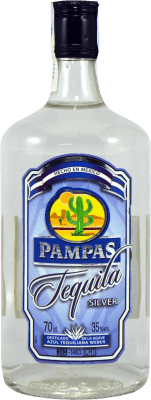 Tequila Pampas Silver — Édition Argent, Blanco — Blanc 70 cl