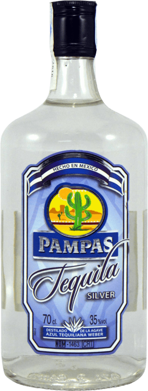 9,95 € | Tequila Pampas Silver — Edición Plata, Blanco México 70 cl