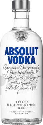 12,95 € | Vodka Absolut Suecia Botella Medium 50 cl
