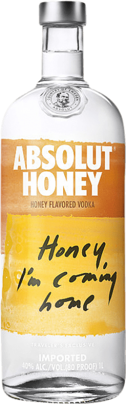 17,95 € | Водка Absolut Швеция 1 L Honey — Мёд