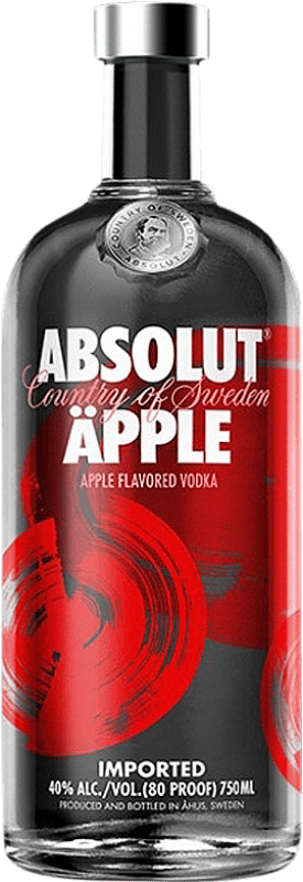32,95 € Kostenloser Versand | Wodka Absolut Apple — Apfel