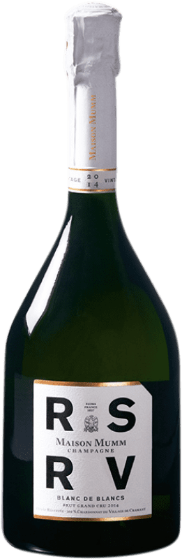 77,95 € | Espumoso blanco G.H. Mumm RSRV Blanc de Blancs Grand Cru A.O.C. Champagne Champagne Francia Chardonnay 75 cl