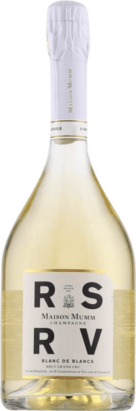 103,95 € Бесплатная доставка | Белое игристое G.H. Mumm RSRV Blanc de Blancs Grand Cru A.O.C. Champagne