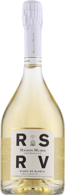 Free Shipping | White sparkling G.H. Mumm RSRV Blanc de Blancs Grand Cru A.O.C. Champagne Champagne France Chardonnay 75 cl