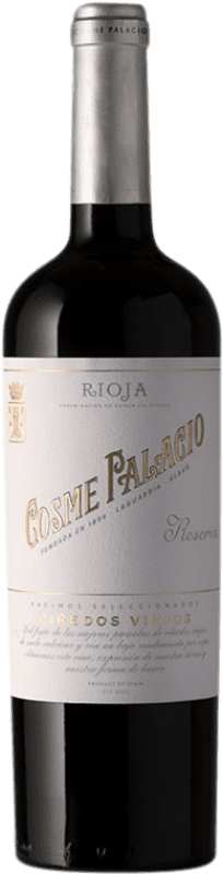 28,95 € | Красное вино Cosme Palacio Резерв D.O.Ca. Rioja Ла-Риоха Испания Tempranillo 75 cl