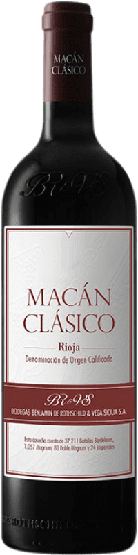 127,95 € | Vin Rouge Vega Sicilia Macán Classique D.O.Ca. Rioja La Rioja Espagne Tempranillo Bouteille Magnum 1,5 L
