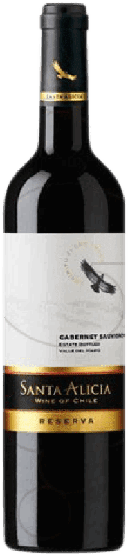 Kostenloser Versand | Rotwein Santa Alicia Reserve — Gereift Chile Carmenère 70 cl