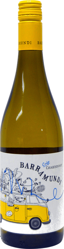 免费送货 | 白酒 Barramundi 年轻的 澳大利亚 Chardonnay 75 cl