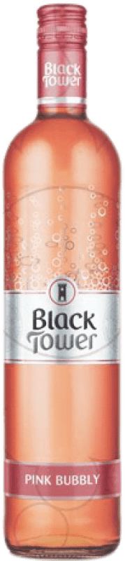 Free Shipping | Rosé wine Black Tower. Pink Bubbly Young Germany 75 cl