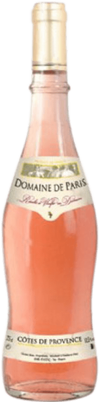 Бесплатная доставка | Розовое вино Domaine de París Молодой A.O.C. France Франция Syrah, Grenache, Mazuelo, Carignan, Cinsault 75 cl