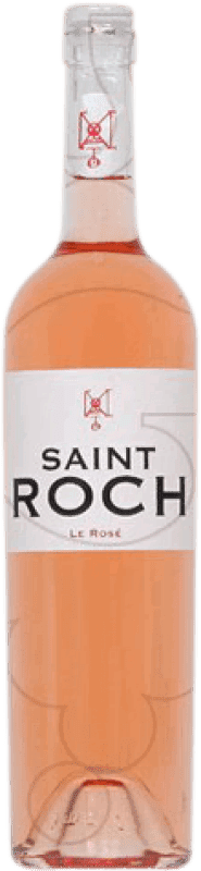 Envío gratis | Vino rosado Saint Roch Le Rosé Joven A.O.C. Francia Francia Monastrell, Garnacha Gris Botella Magnum 1,5 L