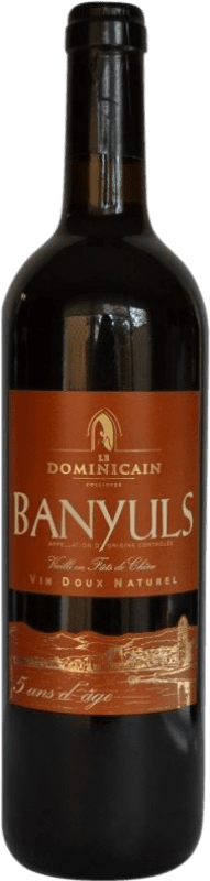 Free Shipping | Fortified wine Le Dominicain A.O.C. Banyuls France Grenache, Grenache White, Grenache Grey 3 Years 75 cl