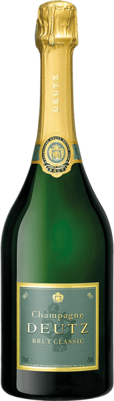 71,95 € Free Shipping | White Sparkling Wine Deutz Brut Classic Grand Reserve — Long Barrel-Aged A.O.C. Champagne