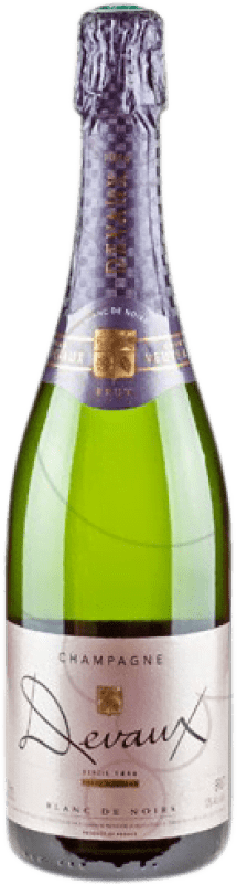 Free Shipping | White sparkling Devaux Blanc de Noirs Brut Grand Reserve A.O.C. Champagne France Pinot Black 75 cl