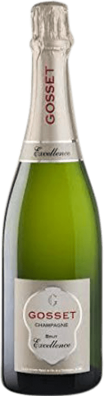 92,95 € Envío gratis | Espumoso blanco Gosset Excellence Brut Gran Reserva A.O.C. Champagne Botella Magnum 1,5 L