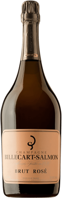 208,95 € Spedizione Gratuita | Spumante Rosato Billecart-Salmon Brut Gran Riserva A.O.C. Champagne Bottiglia Magnum 1,5 L