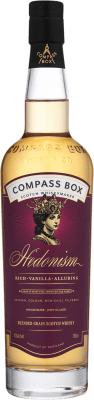 ウイスキーシングルモルト Compass Box. Hedonism 予約 70 cl