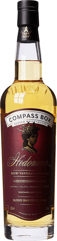 97,95 € | Whisky Single Malt Compass Box. Hedonism Reserva Reino Unido 70 cl
