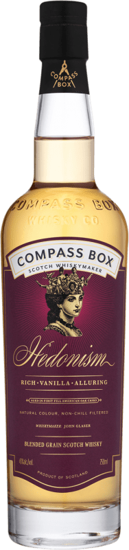 Free Shipping | Whisky Single Malt Compass Box. Hedonism Reserve Scotland United Kingdom 70 cl