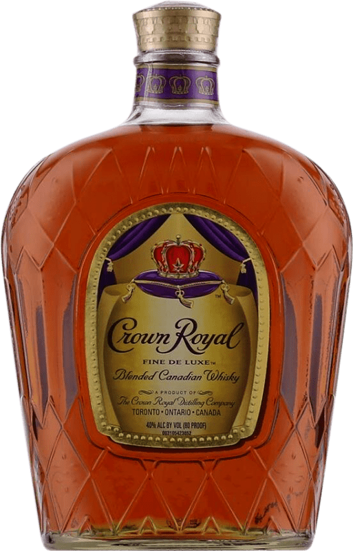 Free Shipping | Whisky Blended Crown Royal Canadian Canada 1 L