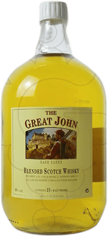 Envoi gratuit | Blended Whisky Great John Royaume-Uni Bouteille Jéroboam-Double Magnum 3 L