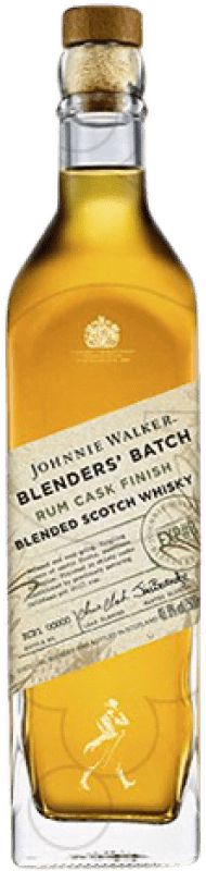 Free Shipping | Whisky Blended Johnnie Walker Blender's Batch Rum Cask Finish Reserve United Kingdom Medium Bottle 50 cl