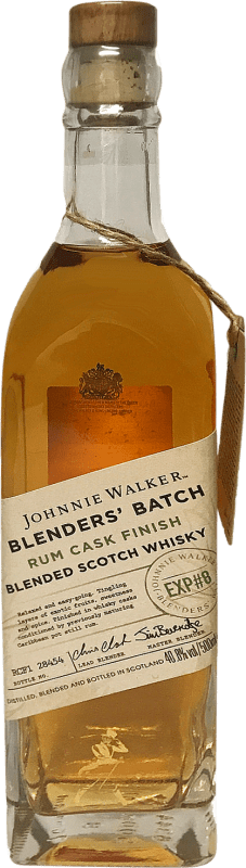 104,95 € | Купажированный виски Johnnie Walker Blender's Rum Cask Finish — Финишная выдержка в бочке, Batch — Партия Резерва Объединенное Королевство Средняя бутылка 50 cl