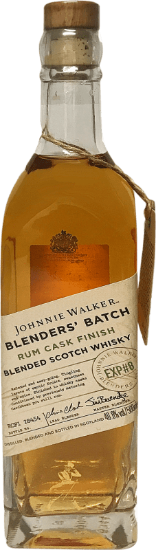 69,95 € Free Shipping | Whisky Blended Johnnie Walker Blender's Batch Rum Cask Finish Reserve Medium Bottle 50 cl