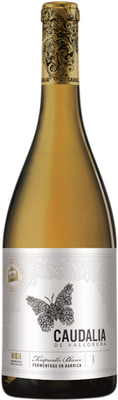14,95 € | White wine Vallobera Caudalia Aged D.O.Ca. Rioja The Rioja Spain Tempranillo White 75 cl