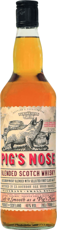 37,95 € 免费送货 | 调和威士忌 Pig's Nose 珍藏