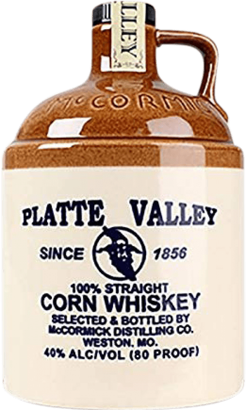 Envoi gratuit | Blended Whisky Platte Valley. Corn Réserve États Unis 70 cl